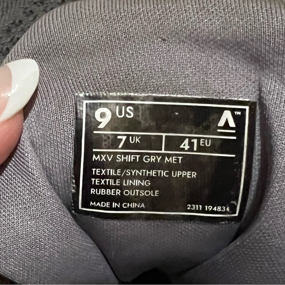 Abeo Momentum Shift Grey Met women’s size 9, comfy knit sneakers, lightweight - Picture 4 of 16